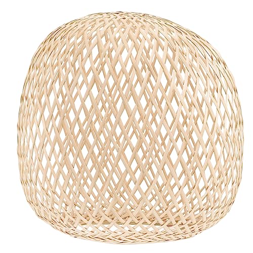 Vaguelly Lampenschirm Hängelampe Gewebt Pendelleuchte Kronleuchter Abdeckung für Wohnzimmer Esszimmer Café Stabil und Leicht Einfache Montage Vaguelly Lampenschirm Hängelampe Gewebt Pendelleuchte Kronleuchter Abdeckung für Wohnzimmer Esszimmer Café Stabil und Leicht Einfache Montage von Vaguelly