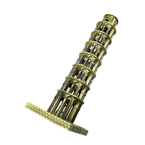 Vaguelly Leaning Tower of Pisa Modell Retro Europäischer Stil als Dekoratives Souvenir für Kunstliebhaber für Wohnkultur und von Vaguelly