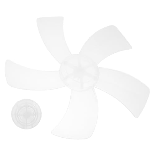 Vaguelly Lüfterblatt Fünfblättrig Transparent Weiß Ersatz für Tischventilator Standventilator Wandventilator Geräuscharm Einfache Montage Passend Vaguelly Lüfterblatt Fünfblättrig Transparent Weiß Ersatz für Tischventilator Standventilator Wandventilator Geräuscharm Einfache Montage Passend von Vaguelly