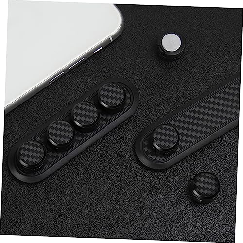 Vaguelly Magnetischer Kabelhalter mit Carbon Selbstklebend Multifunktionaler Kabelorganizer für USB und Audiokabel für Schreibtisch Auto und Zuhause Platzsparend und Langlebig von Vaguelly