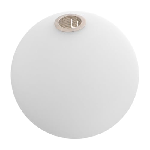 Vaguelly Mattweißer Kugelförmiger Glasschirm Lampenschirm Ersatz für Hängeleuchten und Wandleuchten Fingerabweisend Einfache Montage Eleganter Lampenschirm für Gemütliche Beleuchtung von Vaguelly