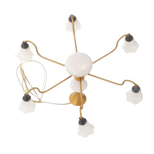 Vaguelly Mikrolandschaft Ornament Licht Deckenleuchte Dekor Kleine Deckenlampen Miniatur Deckenleuchten Miniaturmodelle Puppenhaus Deckenleuchte Deckenleuchten Modelle Mini Deckenleuchte von Vaguelly