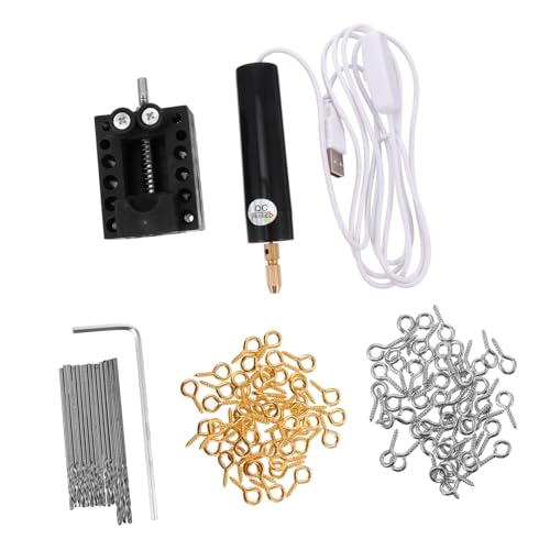 Vaguelly Mini Elektrischer Bohrer Tragbar DIY Feinmechaniker Werkzeug mit Starkem Motor und Ultra langer Kabel für Präzises Bohren von Inklusive Bohrer und Zubehör Vaguelly Mini Elektrischer Bohrer Tragbar DIY Feinmechaniker Werkzeug mit Starkem Motor und Ultra langer Kabel für Präzises Bohren von Inklusive Bohrer und Zubehör von Vaguelly