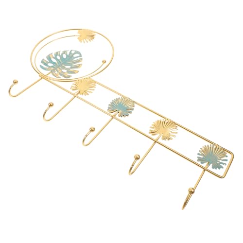 Vaguelly Moderner Eisen Wandhaken mit Haken Vielseitig für Schlüssel Handtücher Mäntel für Eingangsbereich Ankleidezimmer Dekorativ und Robust zur Praktischen Wandmontage Vaguelly Moderner Eisen Wandhaken mit Haken Vielseitig für Schlüssel Handtücher Mäntel für Eingangsbereich Ankleidezimmer Dekorativ und Robust zur Praktischen Wandmontage von Vaguelly