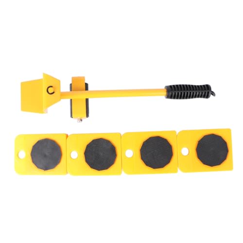 Vaguelly Möbel Umzugsroller Set mit Rädern Gelb Move Tool für Einfaches Bewegen von Möbeln und Haushaltsgeräten für Teppichböden Vaguelly Möbel Umzugsroller Set mit Rädern Gelb Move Tool für Einfaches Bewegen von Möbeln und Haushaltsgeräten für Teppichböden von Vaguelly