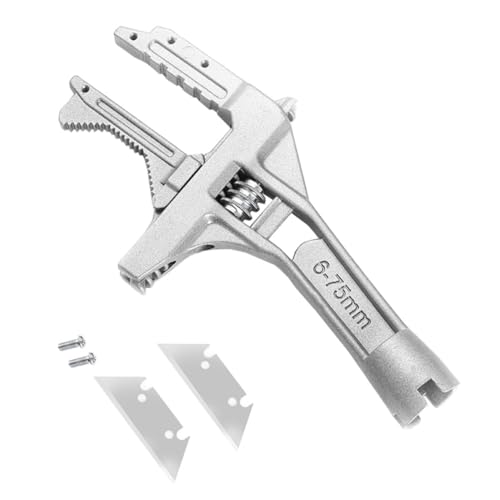 Vaguelly Multifunktionaler Badezimmer Rohrschlüssel Verstellbarer Wasserhahn Ablauf reparaturwerkzeug aus Hochwertiger Legierung Langlebig und Praktisch für Waschbecken Armaturenmontage Vaguelly Multifunktionaler Badezimmer Rohrschlüssel Verstellbarer Wasserhahn Ablauf reparaturwerkzeug aus Hochwertiger Legierung Langlebig und Praktisch für Waschbecken Armaturenmontage von Vaguelly