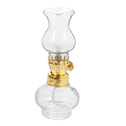 Vaguelly Antike Kerosinlampe Für Tischdekoration Vintage Öl-Lampe Aus Glas Windfest Und Für Wohnzimmer Und Notbeleuchtung Vaguelly Antike Kerosinlampe Für Tischdekoration Vintage Öl-Lampe Aus Glas Windfest Und Für Wohnzimmer Und Notbeleuchtung von Vaguelly