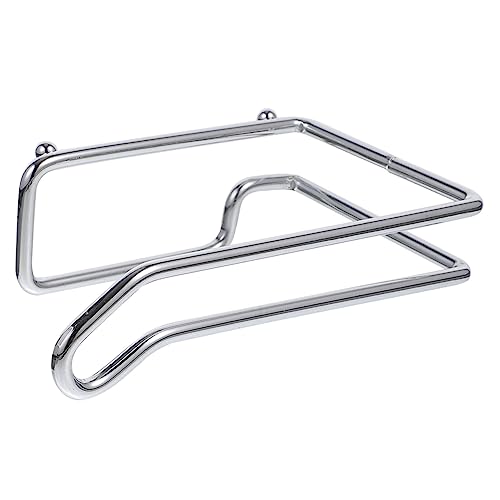 Vaguelly Papierhalter Kohlenstoffstahl Rostfreier Handtuchständer für Badezimmer Praktischer Toilettenpapierhalter Wandmontierbar ohne Bohren für Aufbewahrung von Vaguelly