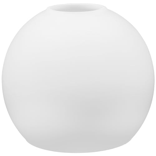 Vaguelly Pendelleuchten Lampenschirm Ersatzglas Kugelform Opal Installieren Stilvolle Lichtabdeckung für Verschiedene Wohnstile Durchmesser Öffnung von Vaguelly