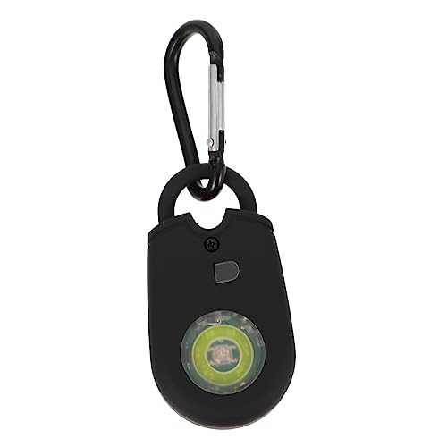 Vaguelly Persönlicher Sicherheitsalarm mit Sirenenalarm LED Notfallschutz für Frauen Jogger Senioren Wiederverwendbarer Taschenalarm Schwarz von Vaguelly