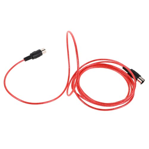 Vaguelly Pin Midi Kabel Rot Geschirmtes Musikbearbeitungskabel für Elektronische Klaviere Synthesizer und Audioaufnahme Stabiler Datenübertragungsadapter für Keyboard-zubehör Vaguelly Pin Midi Kabel Rot Geschirmtes Musikbearbeitungskabel für Elektronische Klaviere Synthesizer und Audioaufnahme Stabiler Datenübertragungsadapter für Keyboard-zubehör von Vaguelly