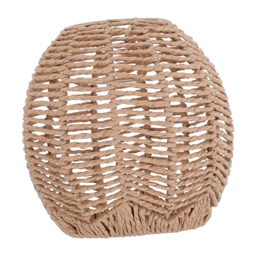 Vaguelly Rattan Lampenschirm Hängend Neue Chinesische Stil Deckenleuchte Ersatzschirm Sanftes Ambient Licht Für Wohnzimmer Schlafzimmer von Vaguelly