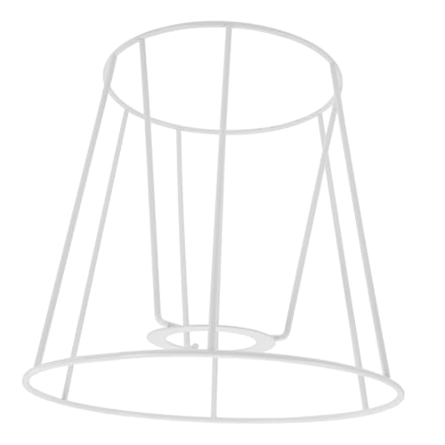 Vaguelly Robuster Lampenschirmrahmen aus Eisen Langlebig und Stabil DIY Zubehör für Deckenlampen Kronleuchter und Schreibtischlampen Einfache Montage Kompatibel Elegantes Design von Vaguelly