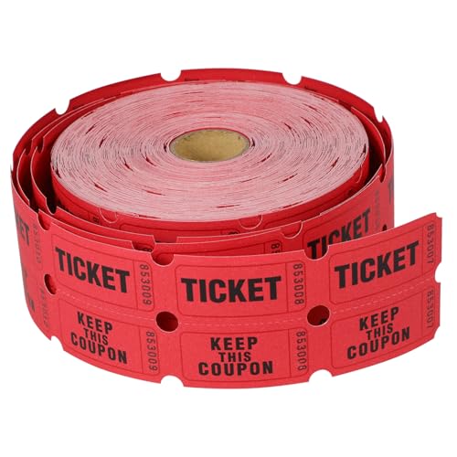 Vaguelly Rote Lose Rolle Eintrittskarten zum Abreißen für Veranstaltungen Raffle Tickets Spielscheine Preisverleihung Eventkarten Vaguelly Rote Lose Rolle Eintrittskarten zum Abreißen für Veranstaltungen Raffle Tickets Spielscheine Preisverleihung Eventkarten von Vaguelly