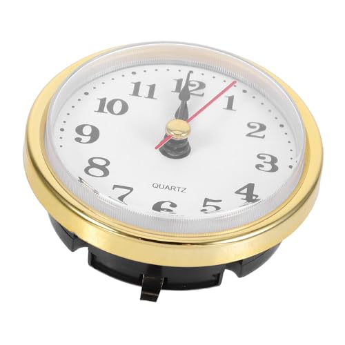 Vaguelly Runder Uhrwerk Einsatz mit Quarzbewegung Geräuschlos Minimalistisches Design Römisches Ersatz für DIY Wanduhr Projekte Nahtlose Integration Klassische von Vaguelly