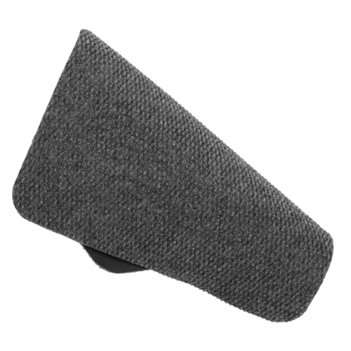 Vaguelly Rutschfeste Urinalmatte mit Hoher Saugfähigkeit Langlebiger Pvc boden Dunkelgrau Wasserabsorbierend Sicherer Schutz für Herren wc und Urinalbereiche von Vaguelly