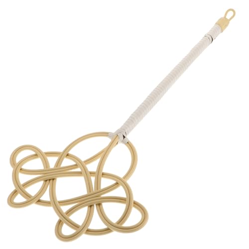Vaguelly Schläger zur Staubentfernung Werkzeug Teppich traditioneller Staubwedel praktischer Staubwedel Hausbedarf Quilt sauber staubtuch Quiltschläger Plastik Beige von Vaguelly