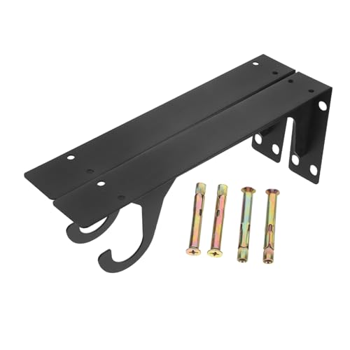 Vaguelly Schwerlast Dreieckiges Wandregal Träger mit Haken Regalhalter für Schlafzimmer Stabiler Wandmontierter Stützrahmen für Kleiderschrank und Küche von Vaguelly