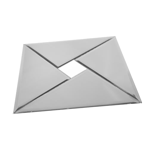 Vaguelly Selbstklebende Kunstglas Fliesen Spiegeloptik Wandfliesen Dekorative Wanddeko für Bad Küche Wohnzimmer Schlafzimmer Poolbereich von Vaguelly