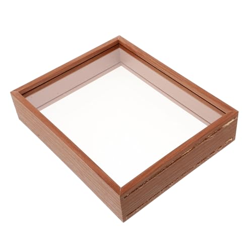 Vaguelly Shadow Box Bilderrahmen für Getrocknete Blumen Doppelseitige Vitrine für Kreative Displays Vielseitig Einsetzbar Wand oder Tischdekoration für Erinnerungsstücke und Kunsthandwerk von Vaguelly