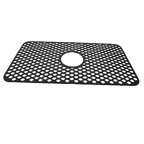 Vaguelly Silikon Abtropfmatte für Küchenspüle Rutschfeste Langlebige Schutzmatte mit Hohlstruktur für Drainage und Luftzirkulation und Einfach zu Reinigen für Küchenorganisation von Vaguelly