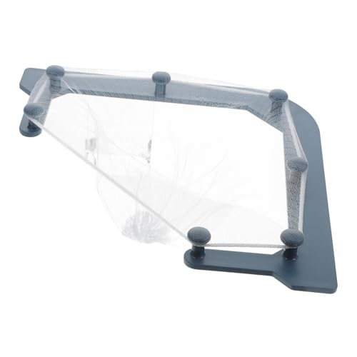 Vaguelly Sink Leftover Bag Rack Dreieckiger Abfallhalter für Küchenspüle mit Netzbeuteln Entsorgen von Küchenabfällen Wandbefestigung ohne Rückstände Beutel und Nano Kleber von Vaguelly