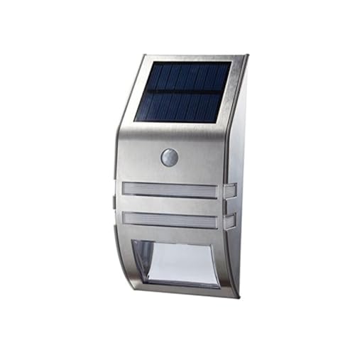 Vaguelly Solar Motion Sensor Licht Edelstahl Wandmontage Automatisch Dämmerungssensor Outdoor Pir Licht für Garten Weg Einfahrt Weiß Vaguelly Solar Motion Sensor Licht Edelstahl Wandmontage Automatisch Dämmerungssensor Outdoor Pir Licht für Garten Weg Einfahrt Weiß von Vaguelly