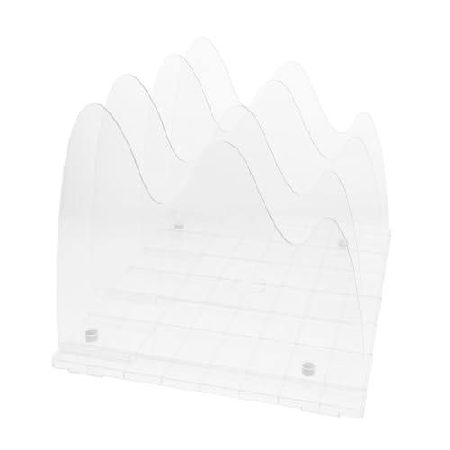 Vaguelly Transparente Regalteiler für Schrank Verstellbare Aufbewahrungslösung für Handtaschen Geldbörsen und Robust und Platzsparend für Schlafzimmer und Geschäfte Vaguelly Transparente Regalteiler für Schrank Verstellbare Aufbewahrungslösung für Handtaschen Geldbörsen und Robust und Platzsparend für Schlafzimmer und Geschäfte von Vaguelly