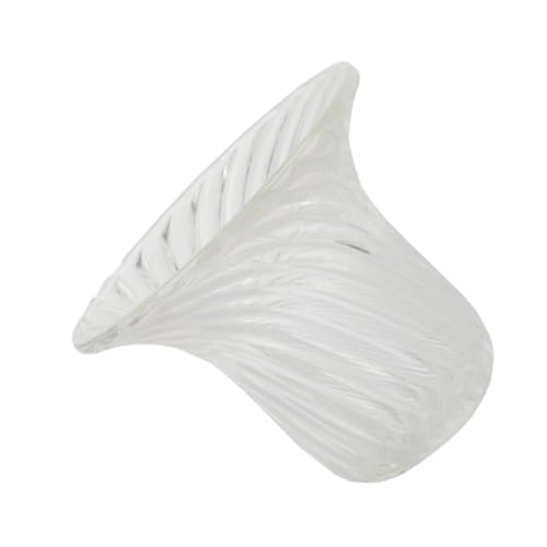 Vaguelly Transparenter Glas Lampenschirm Ersatzschirm für Tisch Stehlampen Dekorative Lichtabdeckung Langlebiger Praktischer Lampenschirm für Wohnliche Atmosphäre von Vaguelly