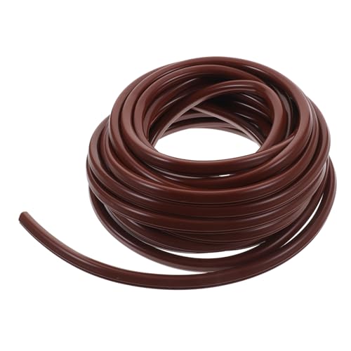 Vaguelly Tür und Fenster Dichtungsband Förmig Gummidichtung Selbstklebend Winddicht Geräuschdämmend für Türrahmen und Fensterdichtungen Braun von Vaguelly