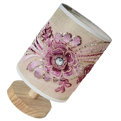 Vaguelly USB Betriebene Blumenmuster Stoff Tischlampe Dekorative Nachtlampe für Schlafzimmer Energiesparende Schreibtischleuchte mit Langlebigem Design für Nachttisch und Wohnbereich Vaguelly USB Betriebene Blumenmuster Stoff Tischlampe Dekorative Nachtlampe für Schlafzimmer Energiesparende Schreibtischleuchte mit Langlebigem Design für Nachttisch und Wohnbereich von Vaguelly