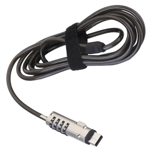 Vaguelly USB Schnittstellen Laptop Passwortschloss Flexibles Drehbares Sicherheitskabel Verstellbar Schutz vor Diebstahl für Notebooks und Digitale Geräte Einfach zu Bedienen Kratzschonend Vaguelly USB Schnittstellen Laptop Passwortschloss Flexibles Drehbares Sicherheitskabel Verstellbar Schutz vor Diebstahl für Notebooks und Digitale Geräte Einfach zu Bedienen Kratzschonend von Vaguelly