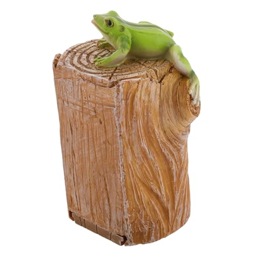 Vaguelly Schlüsselversteck für Draußen Frosch Spardose Geheimfach für Ersatzschlüssel Multifunktionales Schlüsselaufbewahrungsornament Garten Deko von Vaguelly