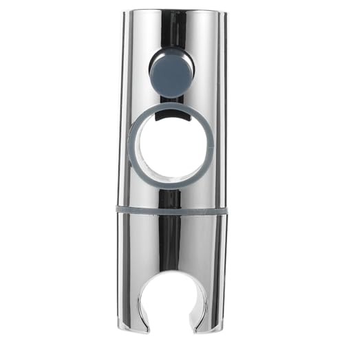 Vaguelly Verstellbarer Duschkopfhalter für Duschstange Verchromter Handbrausehalter mit Höhen Winkelverstellbar Kompatibel mit Brauseanschluss Badezimmerzubehör Vaguelly Verstellbarer Duschkopfhalter für Duschstange Verchromter Handbrausehalter mit Höhen Winkelverstellbar Kompatibel mit Brauseanschluss Badezimmerzubehör von Vaguelly