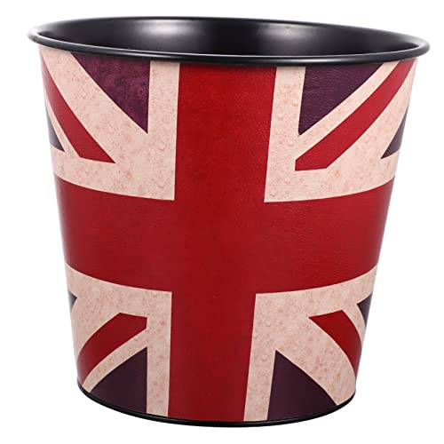 Vaguelly Vintage Abfalleimer Deckel Europäischer Stil Multifunktionale Aufbewahrungsbox Robuster Und Langlebiger Mülleimer Für Zuhause Hotel Und Büro Dekorativer Papierkorb Mit von Vaguelly