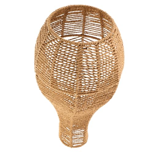 Vaguelly Vintage Lampenschirm aus Seil und Eisen Robuster Deckenlampenschirm Einfache Installation Dekorativer Lichtschatten für Schlafzimmer Wohnzimmer Bar und Langlebig und von Vaguelly