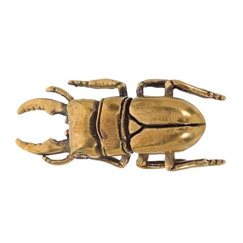 Vaguelly Vintage Messing Insekten Schubladengriffe mit Schrauben Dekorative Insektenknöpfe aus Robustem Messing für Kommoden Schränke und Kleiderschränke Vielseitige Möbelgriffe für Küche von Vaguelly