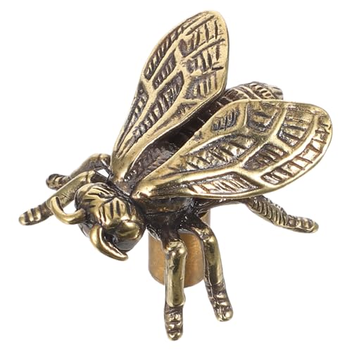 Vaguelly Vintage Messing Türgriffe Bienenform Komfortabler Griff Robust Vielseitig für Schränke Kommoden Küchenschränke Einfach zu Montieren Elegantes Design für Möbel von Vaguelly