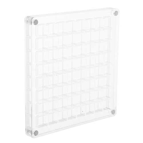 Vaguelly Vitrine Edelsteinanzeige Muschel-Display Mini -Anzeigekoffer Shell-Schmuckhalter Schalenspeicher Muschelbehälter zur Präsentation Rock-Display Schalenbehälter Acryl Transparent von Vaguelly