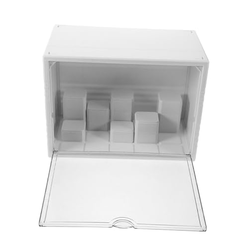Vaguelly Vitrine Klare Display-Riser klare Bevorzugungsboxen klare Organizer-Behälter Ausstellungsstand Lesezeichenständer Einzelhandels -Display -Racks Löschen Kisten Acryl Transparent von Vaguelly