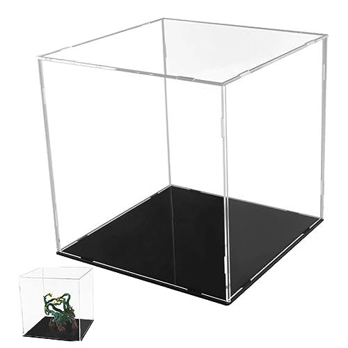 Vaguelly Vitrine schutzbox aufbewahrungsdose Storage Boxes aufbewahrungsbox aufbewahrungskorb Hülse Zeigen Pop Bastelkoffer Aufbewahrungskoffer für Kunsthandwerk Acryl Transparent von Vaguelly