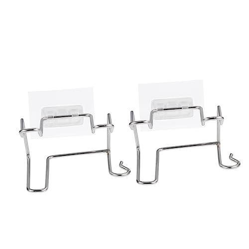 Vaguelly Wand Haartrocknerhalterung Befestigungsfreie Badezimmerablage für Fön Praktische Wandhalterung zur Optimalen Raumnutzung für Ihre Tägliche von Vaguelly