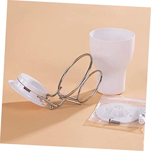 Vaguelly Wandmontierter Zahnbürstenhalter mit Saugnapf und Kunststoff Mundspülbecher Platzsparend Rostfreier Installieren für Badezimmer und Zahnpasta Aufbewahrung Vaguelly Wandmontierter Zahnbürstenhalter mit Saugnapf und Kunststoff Mundspülbecher Platzsparend Rostfreier Installieren für Badezimmer und Zahnpasta Aufbewahrung von Vaguelly