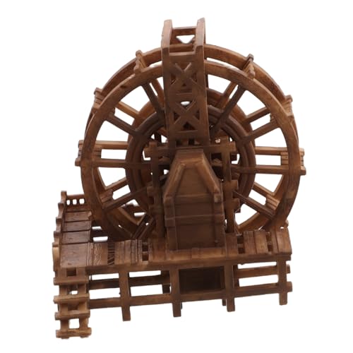 Vaguelly Miniatur-wasserrad-Ornament Für Aquarien Simulationsmodell Aus Harz Dekoration Für Fischtank- Tragbares Wasserspiel Miniatur-landschaftswasserrad von Vaguelly