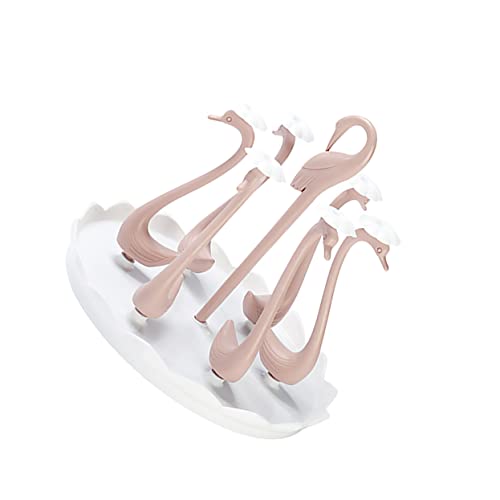Vaguelly Wassertassenhalter mit Elegantem Schwan Design Stufiges Abtropfgestell aus Hochwertigem für Gläser und Flaschen für Zuhause Restaurant und Hotel von Vaguelly