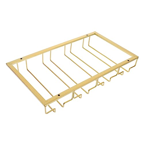 Vaguelly Weinglas Aufbewahrungsregal aus Eleganter Halter für Hängende Weingläser Fach für Bar Küche und Hotel Stilvolles und Langlebiges Design von Vaguelly