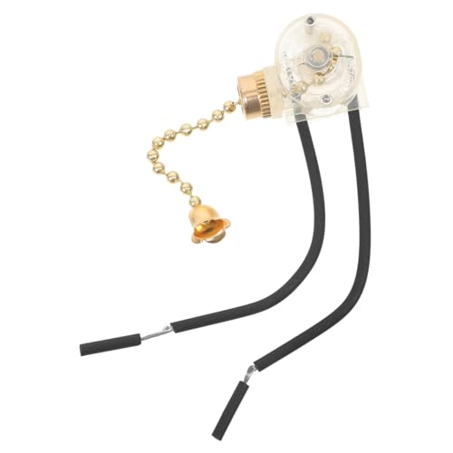 Vaguelly Zugkettenschalter für Deckenventilator mit Zugkordel Manuelle Lichtsteuerung Kompatibel mit Meisten Deckenlampen Badezimmerbeleuchtung Geeignet Vaguelly Zugkettenschalter für Deckenventilator mit Zugkordel Manuelle Lichtsteuerung Kompatibel mit Meisten Deckenlampen Badezimmerbeleuchtung Geeignet von Vaguelly