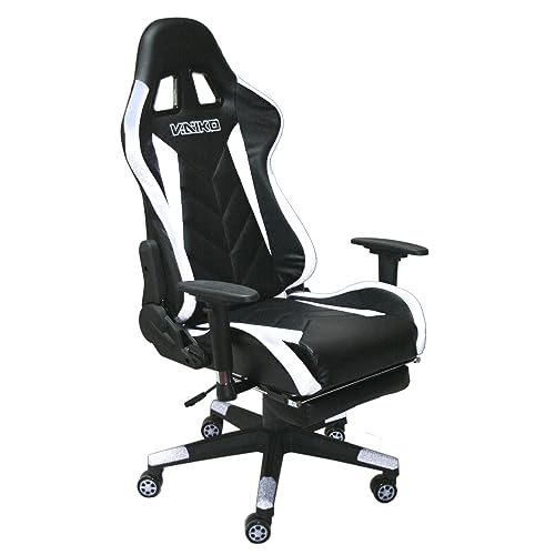 Vaiko Bürostuhl Gaming Schreibtischstuhl Drehstuhl Chair Sportsitz + Beinauflage … von Vaiko