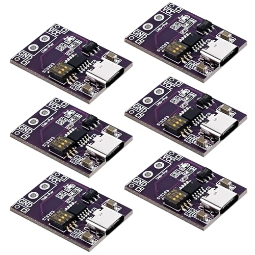 6 Stück QC/PD/AFC Netzteil-Trigger-Modul: Schnellladeauslöser, USB-C, 5 V, 9 V, 12 V, 15 V, 20 V, DC Spoof Scam Fast Charge Trigger Polling Detector USB-PD Notebook Netzteil Wechselboard Modul 6 Stück QC/PD/AFC Netzteil-Trigger-Modul: Schnellladeauslöser, USB-C, 5 V, 9 V, 12 V, 15 V, 20 V, DC Spoof Scam Fast Charge Trigger Polling Detector USB-PD Notebook Netzteil Wechselboard Modul von Vaileal