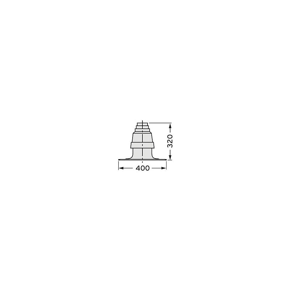 Vaillant Schachtabdeckung PP für Abgasleitung DN 80 303963 von Vaillant